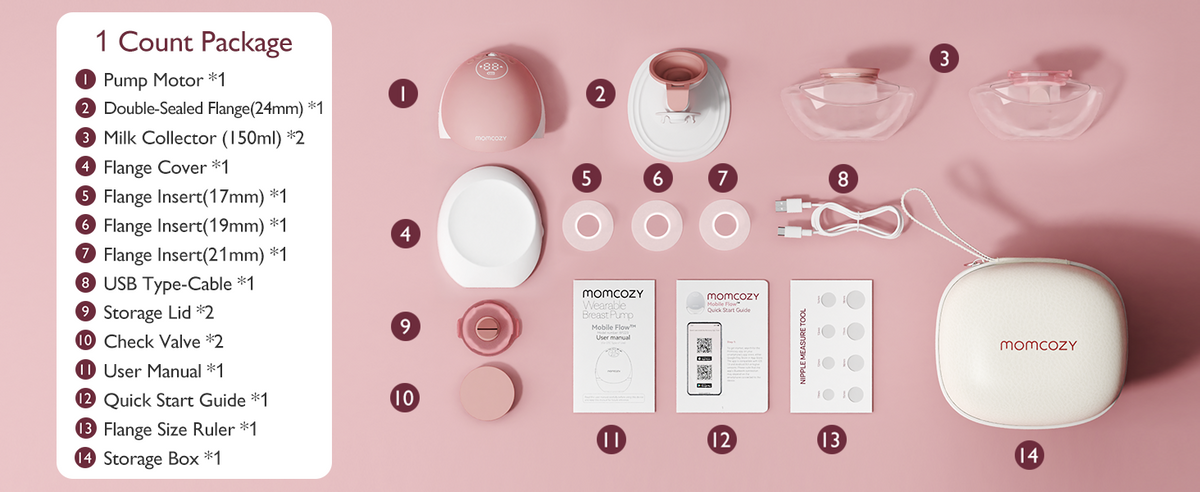 M9 Mobile Hands-Free Breast Pump