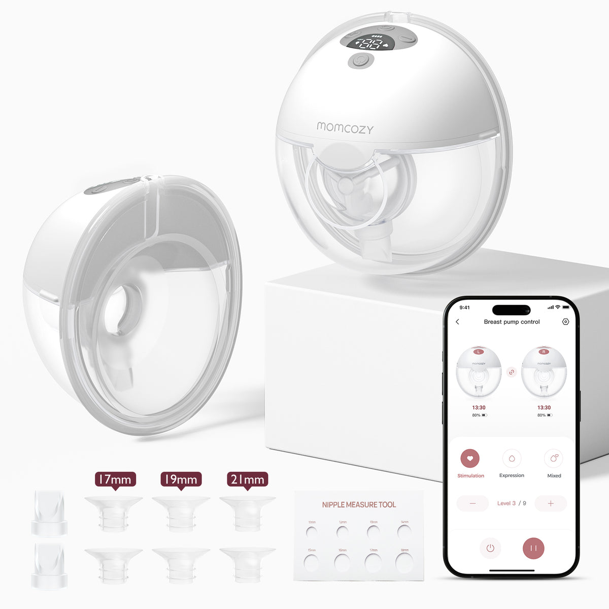 M5 Smart Wearable Breast Pump with App Control
