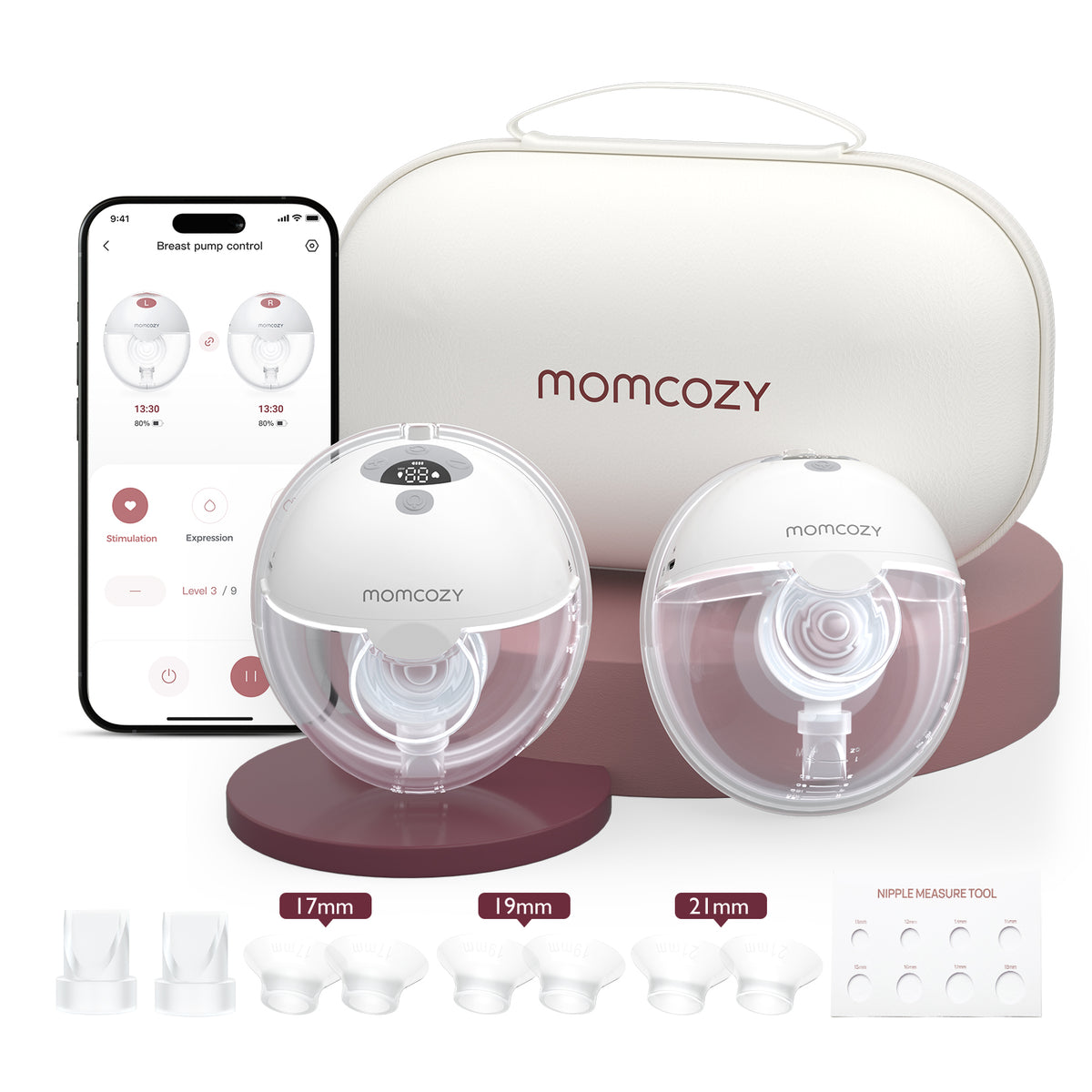 M5 Smart Wearable Breast Pump with App Control