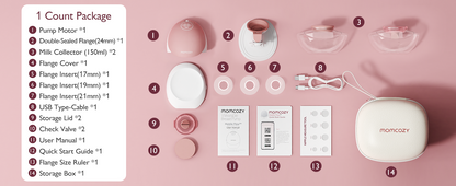 M9 Mobile Hands-Free Breast Pump