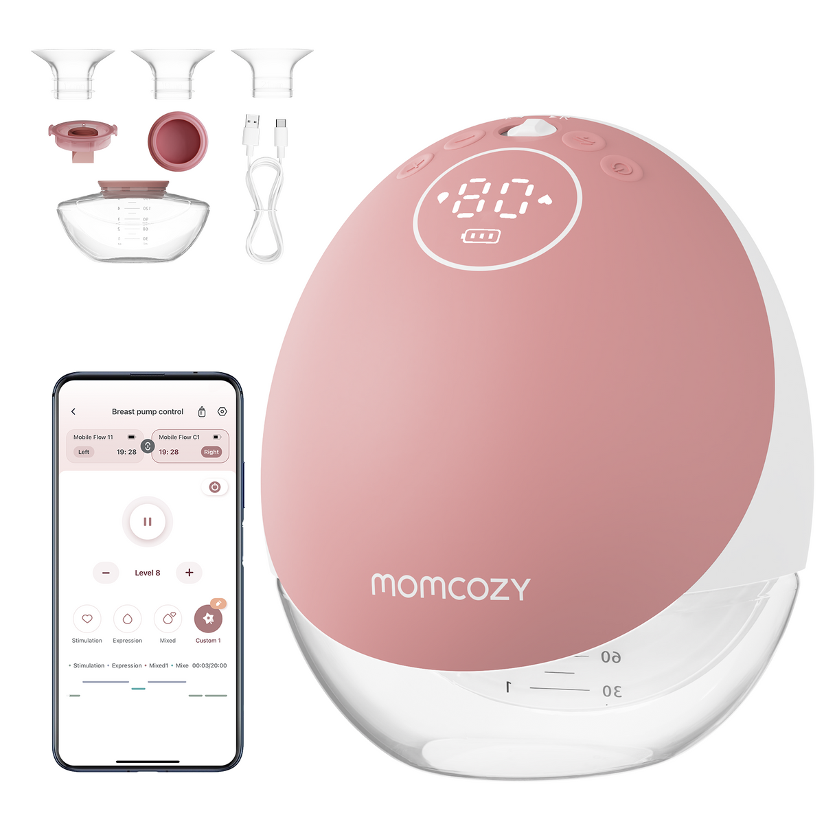 M9 Mobile Hands-Free Breast Pump