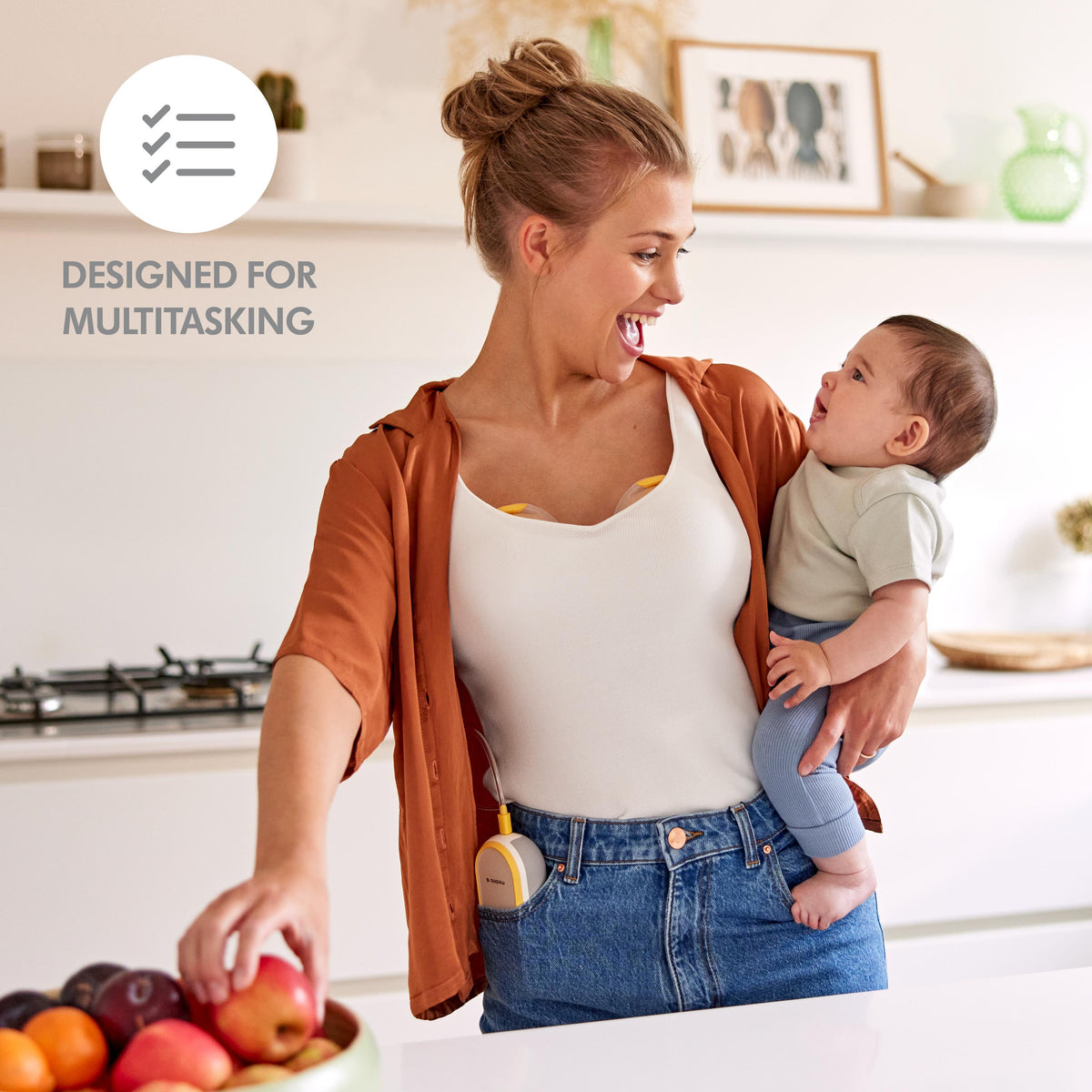 Freestyle Hands-free Double Electric Wearable Breast Pump