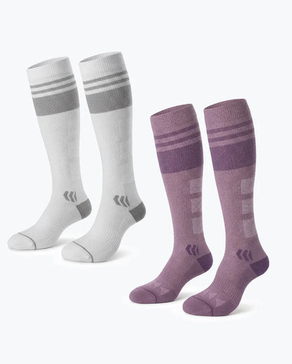 Wide Calf Compression Socks 20-30mmHg - 2 Pairs