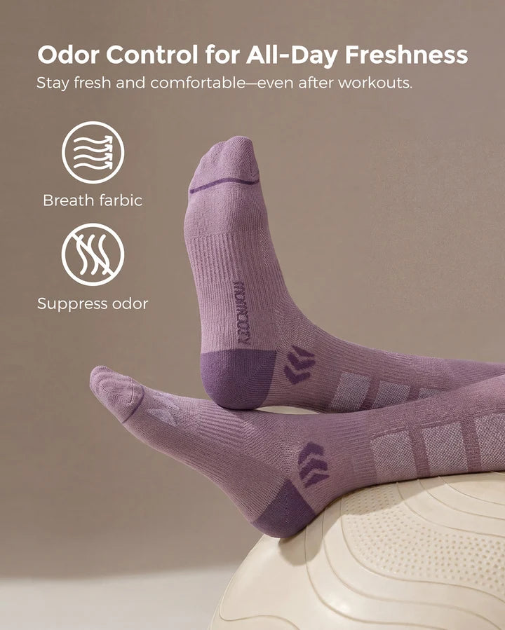 Wide Calf Compression Socks 20-30mmHg - 2 Pairs