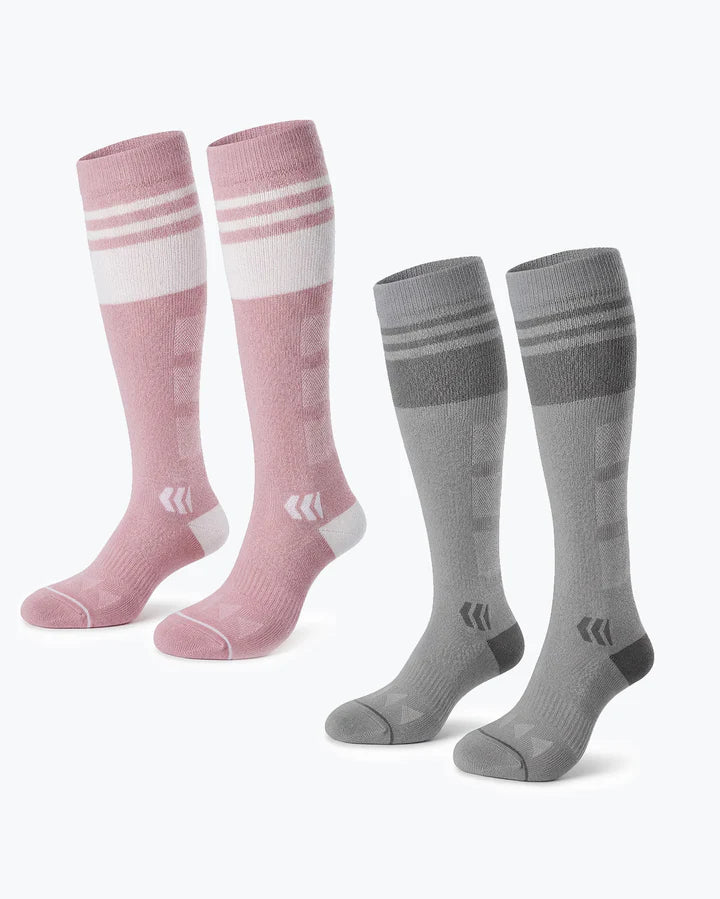 Wide Calf Compression Socks 20-30mmHg - 2 Pairs