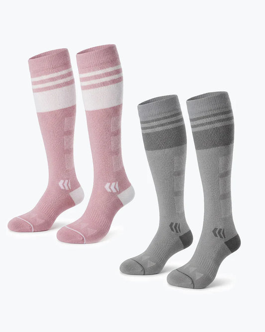 Wide Calf Compression Socks 20-30mmHg - 2 Pairs